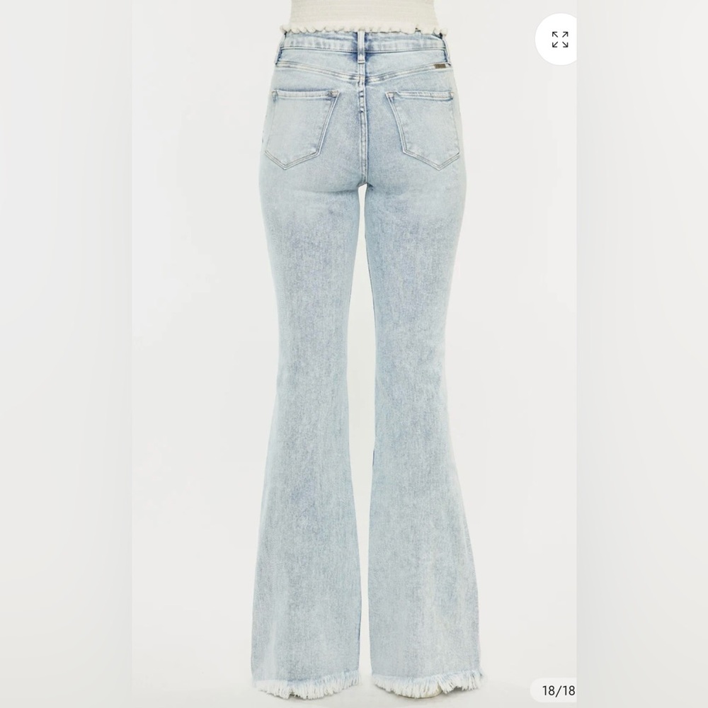 KanCan Ashton high rise flare jeans